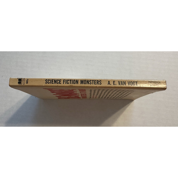 Science Fiction Monsters, A.E. Van Vogt pb/3rd print/1970/Paperback Library VTG - Picture 5 of 7